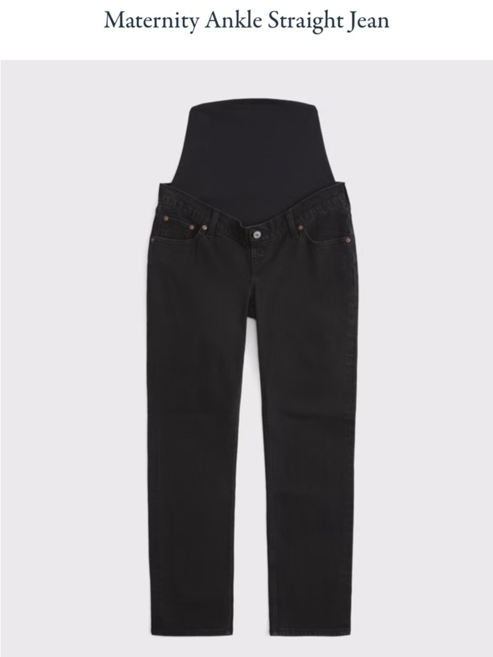 Abercrombie Maternity Ankle Straight Jeans Size 29